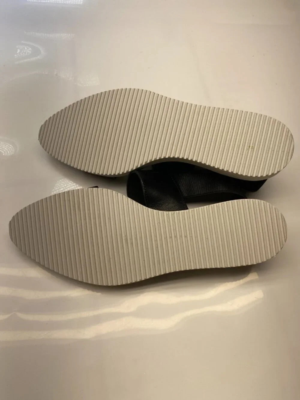 Everlane Womens Strap Pointy Toe Leather Black Sandal Sz 10.5